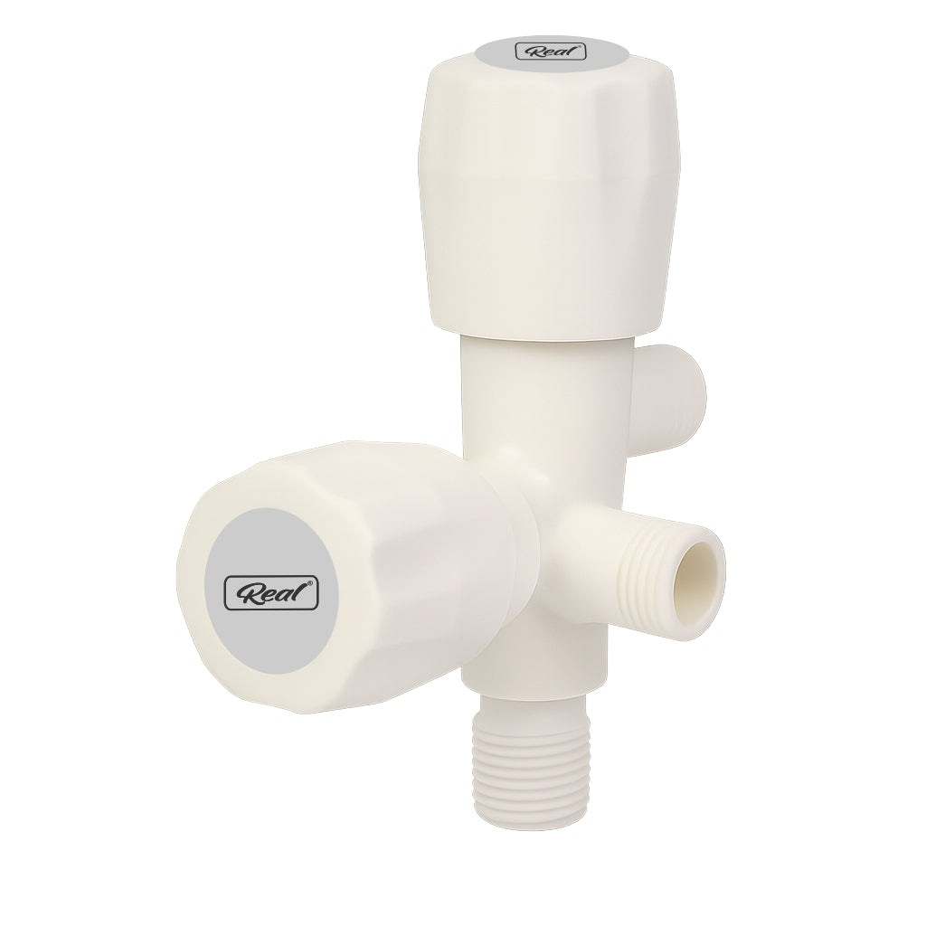 Real PTMT 2-in-1 Angle Cock with Flange EVA Series