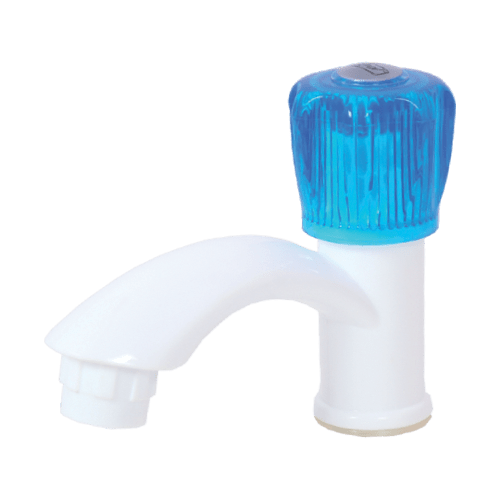 Real PTMT Pillar Cock with Flange Crystal Series