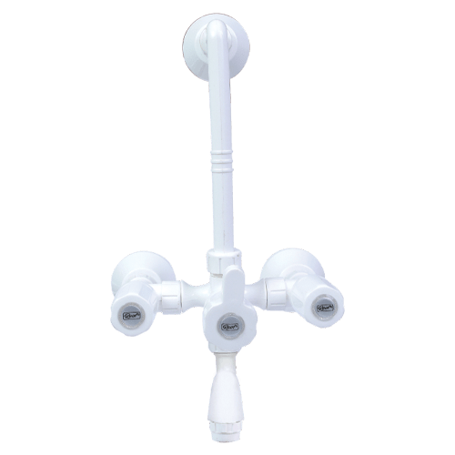 Real PTMT Wall Mixer with L-Bend & Flange Standrad Series