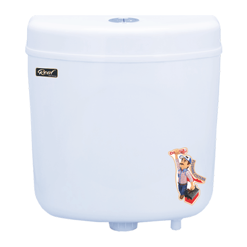 Realbath Platina Dual Flushing Cistern for Toilet with 5/10 Ltr Water Capacity/Flushing Cistern for Bathroom/Polypropylene Toilet Flush Tank