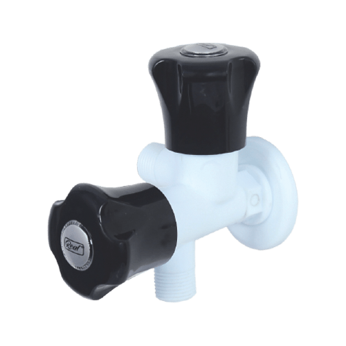 Real PTMT 2-in-1 Angle Cock with Flange comfy Series