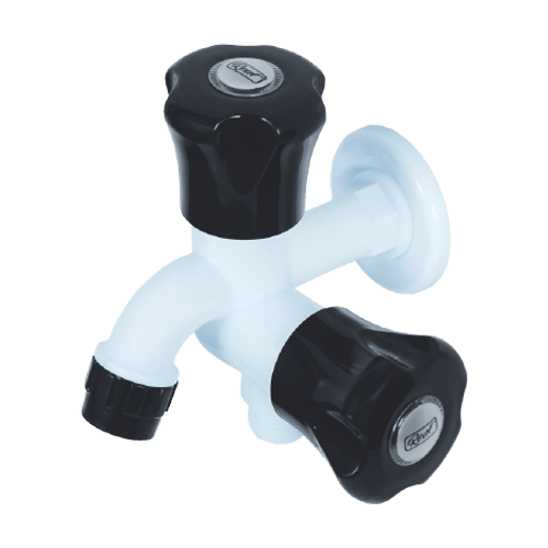 Real PTMT 2-in-1 Bib Cock with Flange Comfy series