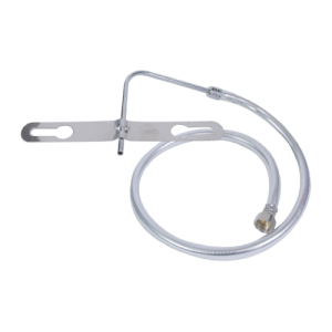 American Jet Premium Stainless steel Toilet Jet or Bidet Hands-Free Spray | 1 Meter Heavy PVC Hose