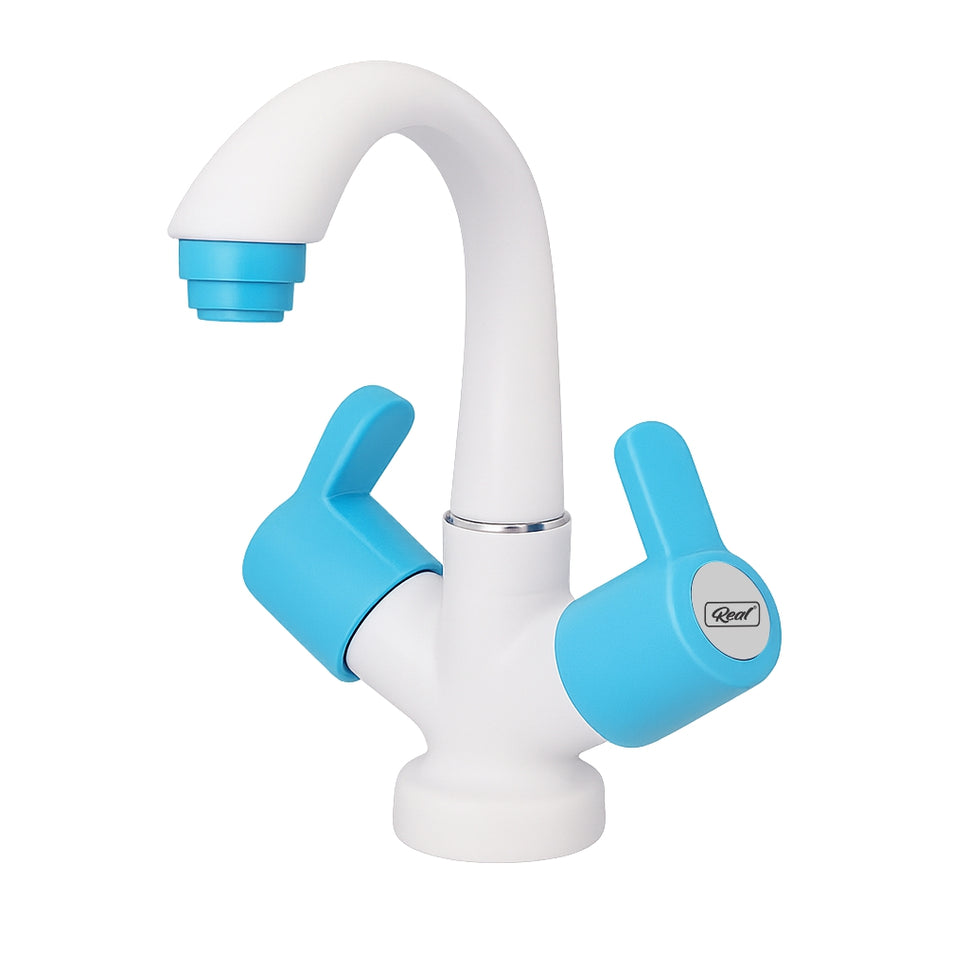 Real PTMT Center Hole Basin Mixer Fusion Series