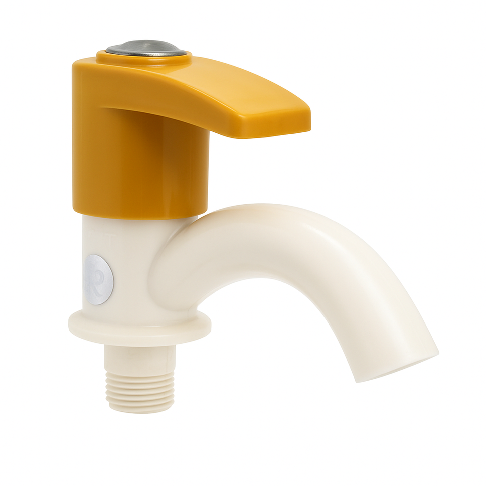 Real PTMT Pillar Cock with Flange Spark Series