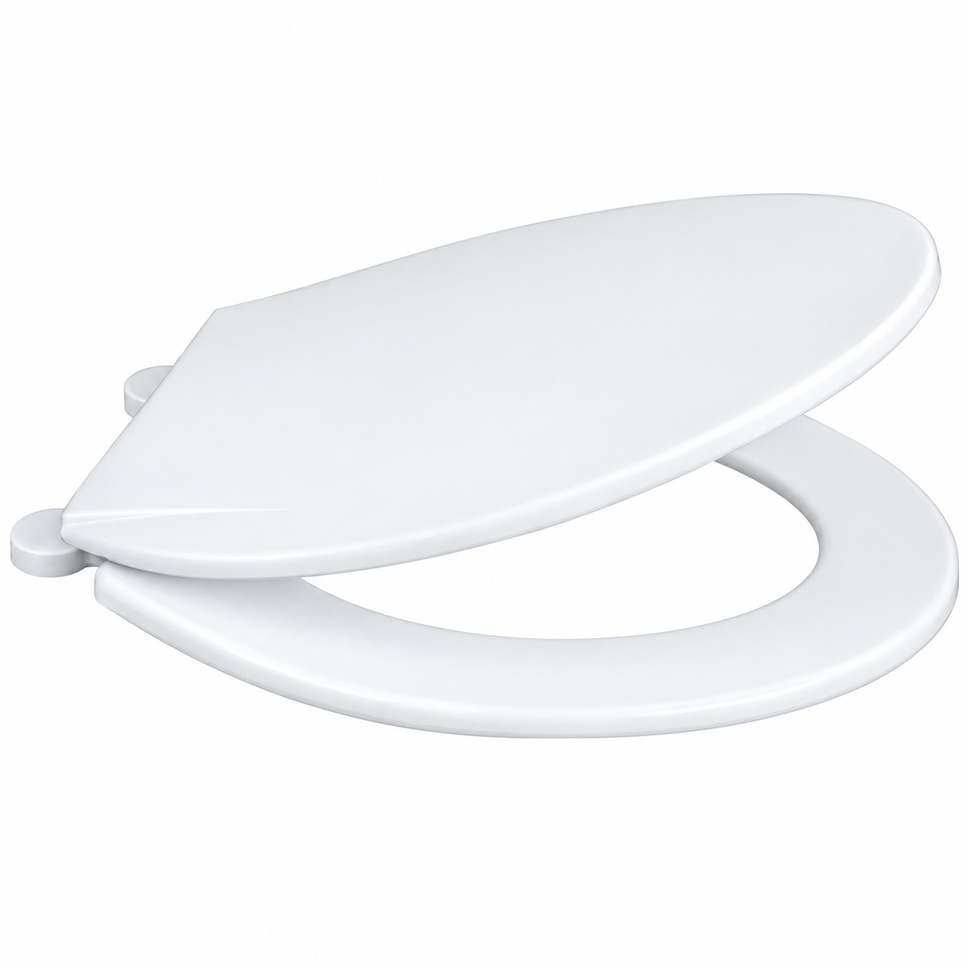Compaq Super Round Toilet Seat Cover (White)
