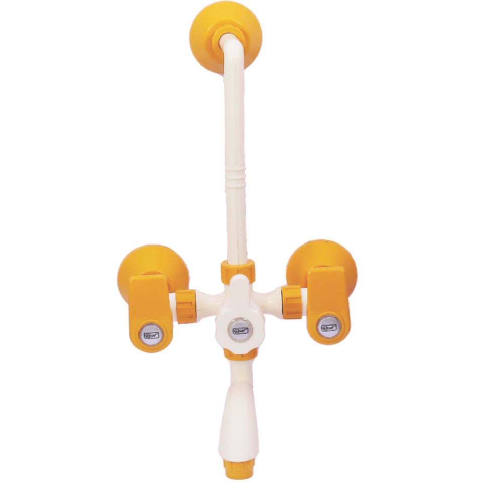 Real wall Mixer with L-Bend Flange Spark Sereis