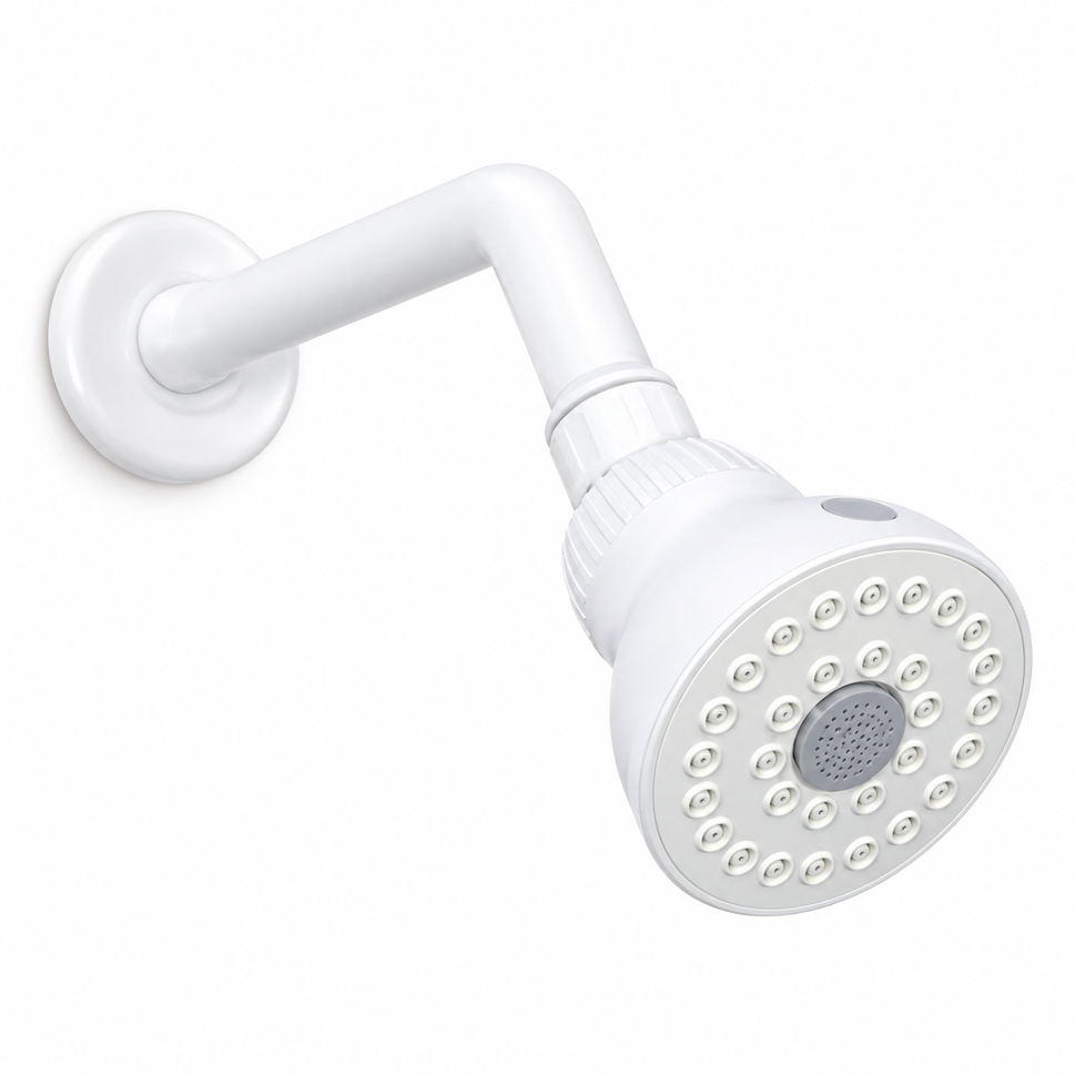 Realbath Round Shower Head white Pack of 1