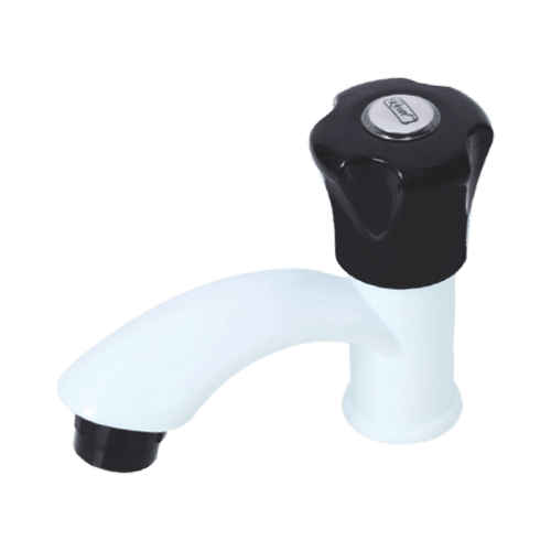 Real PTMT Pillar Cock with Flange Comfy Series