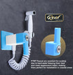 Real PTMT Angle Cock Tap with Flange Smart Square 45 Degree Angle