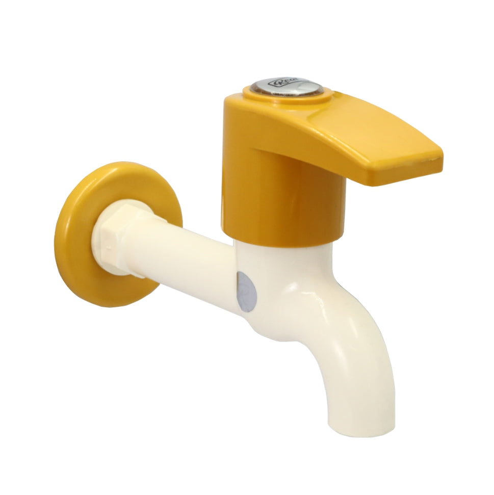 Real PTMT Long Body Bib Cock with Flange Spark Series