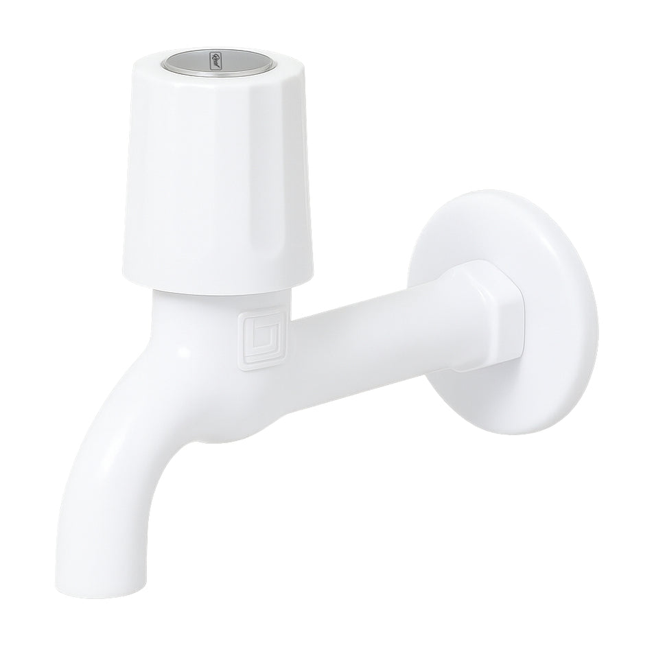 Real PTMT Long Body Bib Cock with Flange Standred Series