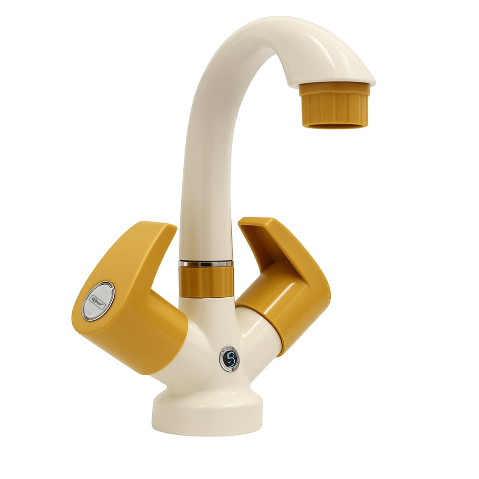 Real PTMT Center Hole Basin Mixer Spark Series