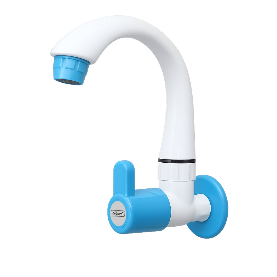 Real PTMT Sink Cock with Flange Fusion Series