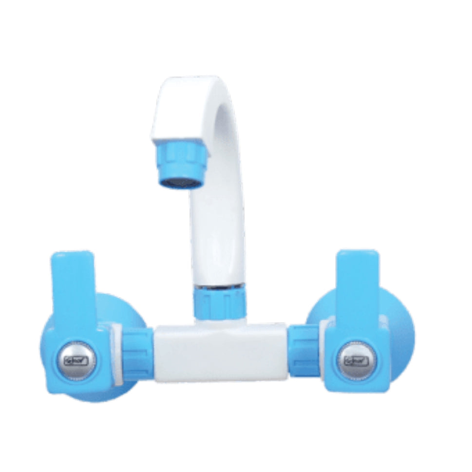 Real PTMT Sink Mixer Tap with Flange Smart Square 45 Degree Angle
