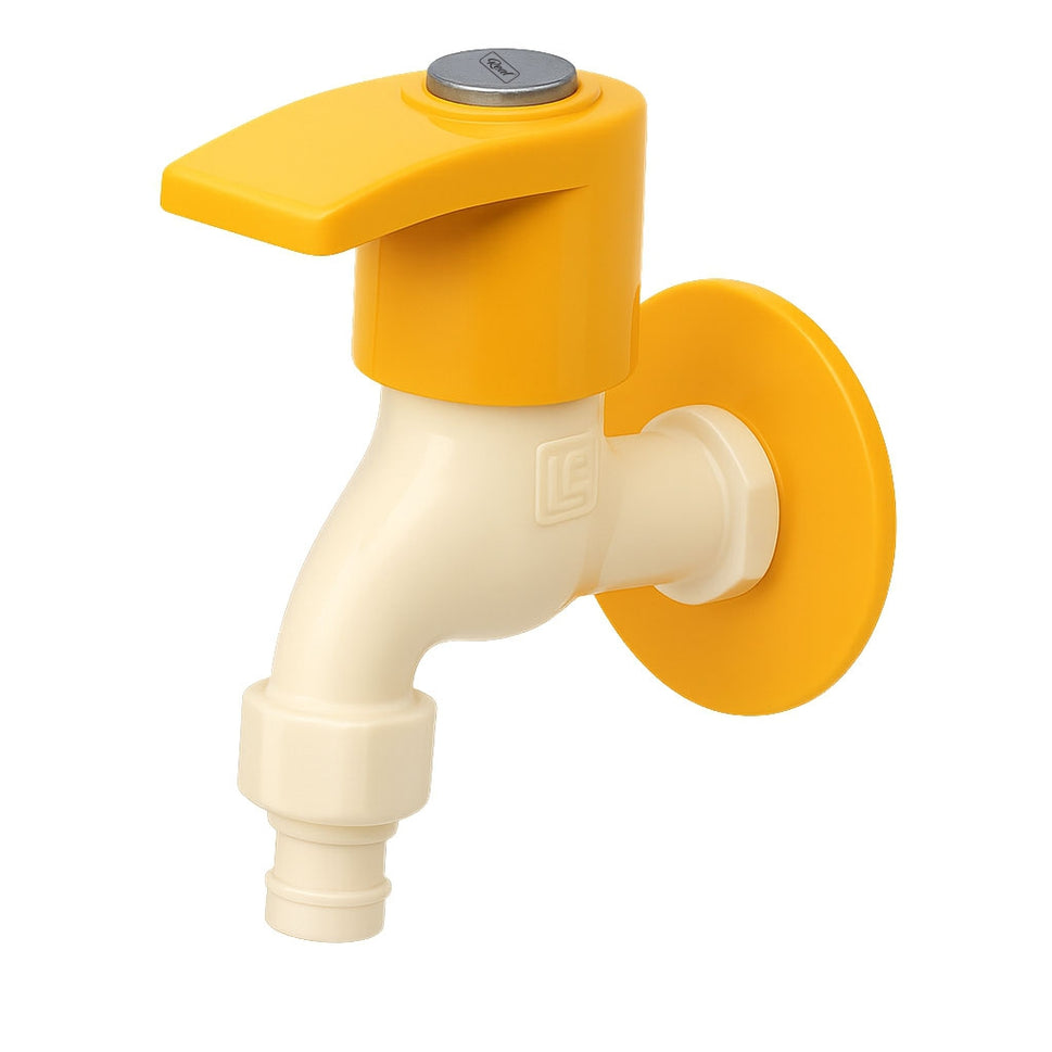 Real PTMT Washing Machine Tap with Flange Spark Series